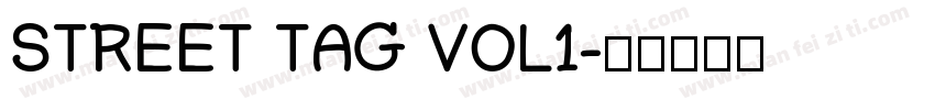 STREET TAG VOL1字体转换